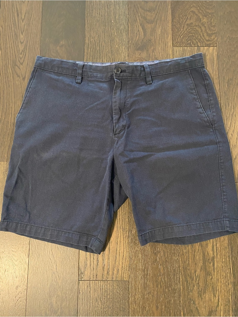 Banana Republic Aiden Men's Navy Casual Cotton Shorts